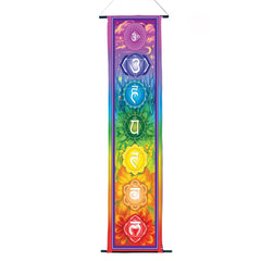 Seven Chakra Banner / White Background
