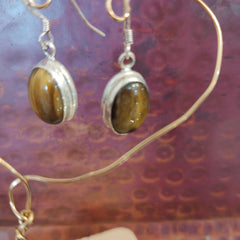 Energy Earrings: Tiger's Eye - multiple styles!
