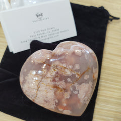 Large Crystal & Gemstone Hearts