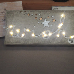 WISH - Light Up Plaque