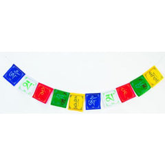 OM MANI PADME HUM COTTON FLAG
