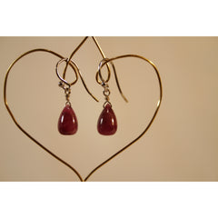 Energy Earrings: Ruby