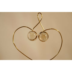 Energy Earrings: Rainbow Moonstone