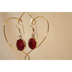 Energy Earrings: Ruby