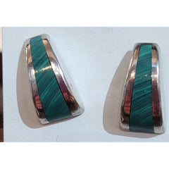Energy Earrings: Malachite