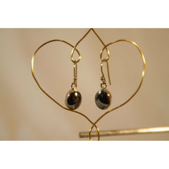 Energy Earrings: Hematite