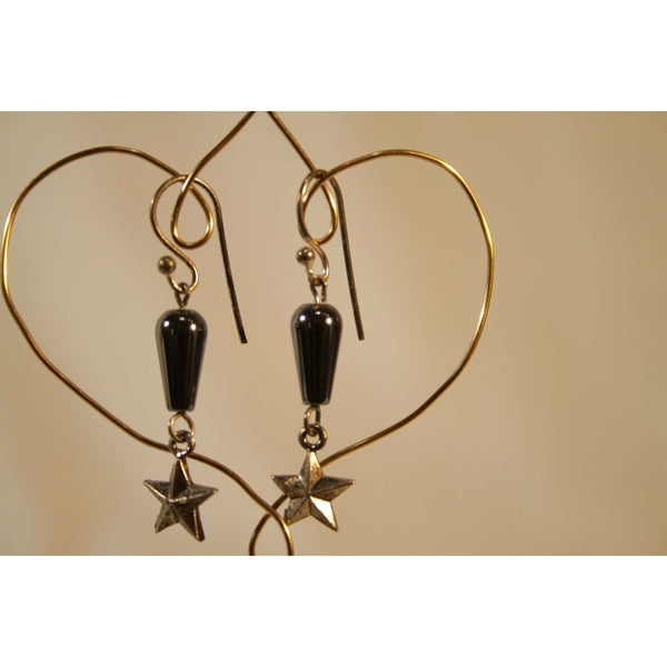 Energy Earrings: Hematite