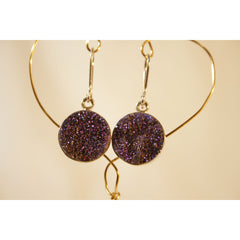Energy Earrings: Druzy