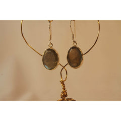 Energy Earrings: Labradorite
