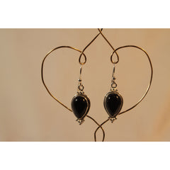 Energy Earrings: Onyx