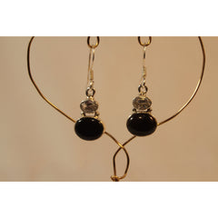 Energy Earrings: Onyx