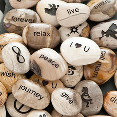 Beach Pebble Pocket Stones