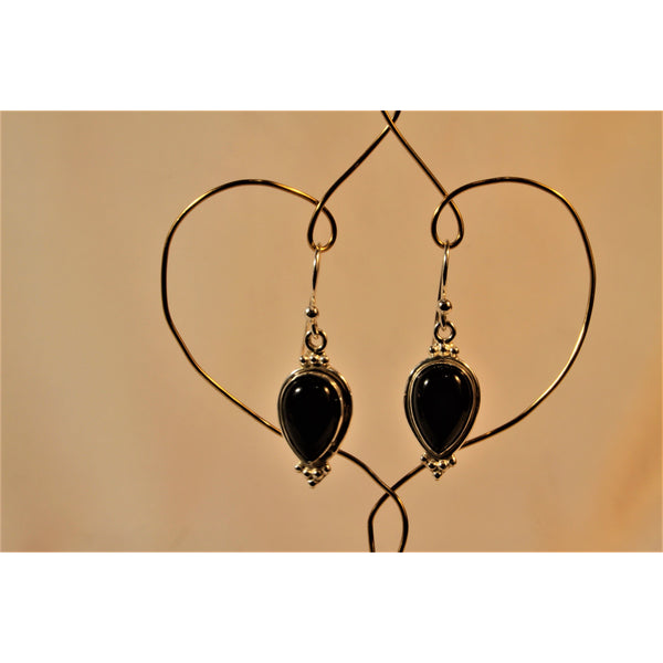 Energy Earrings: Onyx