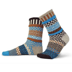 Colorful "Solmate Socks" - Adult Sized Crew Style