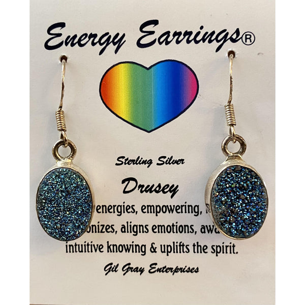 Energy Earrings: Druzy