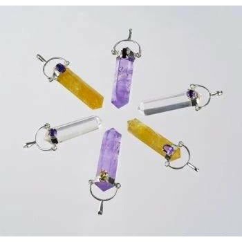 Crystal Point Pendants