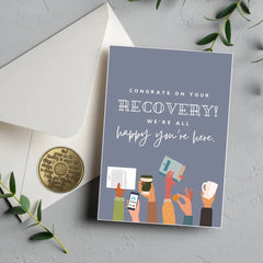 Congrats on Your Recovery - Recovery Card