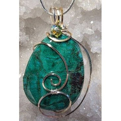 Chrysocolla Pendant