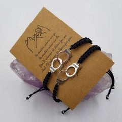 FREEDOM Handcuffs Friendship Bracelet