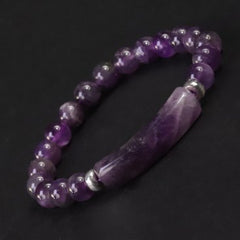 BEAUTIFUL LARGE BAR SHAPE STONE WITH 8mm BEADS