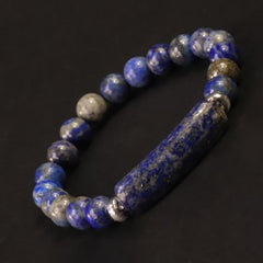 BEAUTIFUL LARGE BAR SHAPE STONE WITH 8mm BEADS