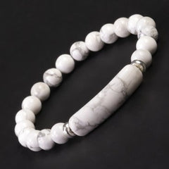 BEAUTIFUL LARGE BAR SHAPE STONE WITH 8mm BEADS