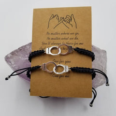 FREEDOM Handcuffs Friendship Bracelet
