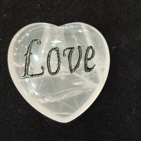 Medium Crystal & Gemstone Hearts