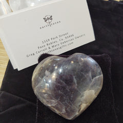 Large Crystal & Gemstone Hearts