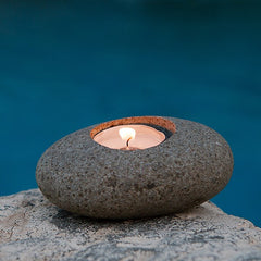 Natural Stone Tea Light Holders