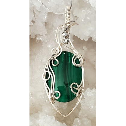 Malachite Pendant.