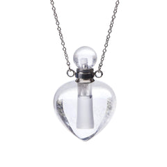 Crystal & Gemstone Bottle Necklaces