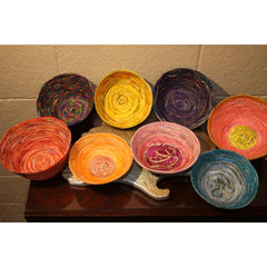 Handcrafted Woven CHAKRA Trivets, Bowls and Catchalls