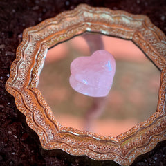 Large Crystal & Gemstone Hearts