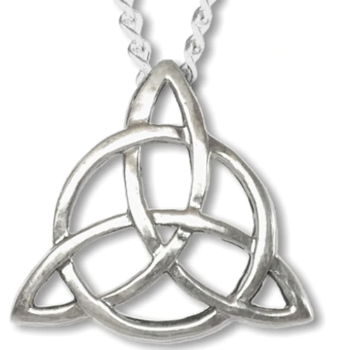 Triquetra Pendant - "Blessed Be"