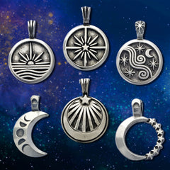 Sun, Moon and Stars Necklaces
