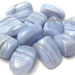 Blue Lace Agate Tumbled Stone