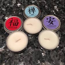 Zensual Candle Tins "Kanji Collection"