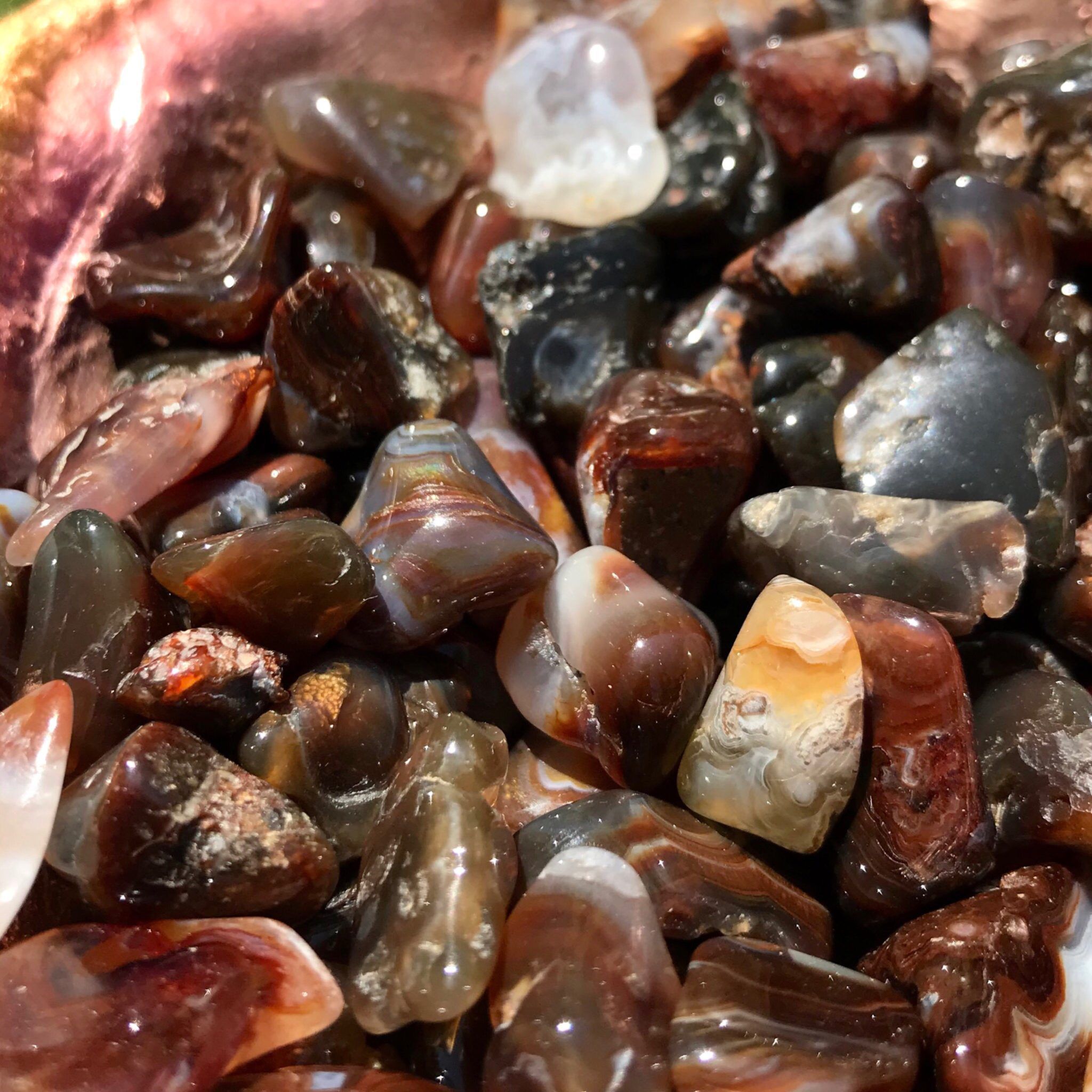 Wht Is Fire Agate Fire Agate Tumbled